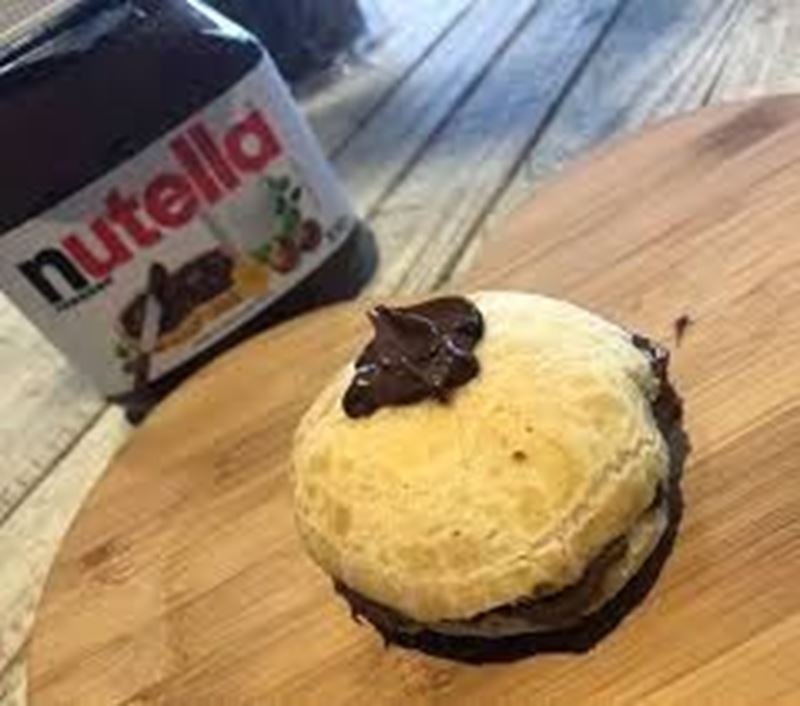Pão de queijo com Nutella