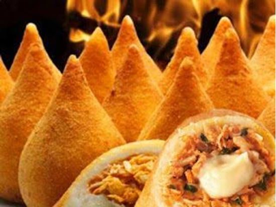 Mini Coxinha com catupiry - Padaria Viçosa